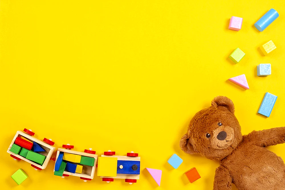 Kinderspielzeug Hintergrund