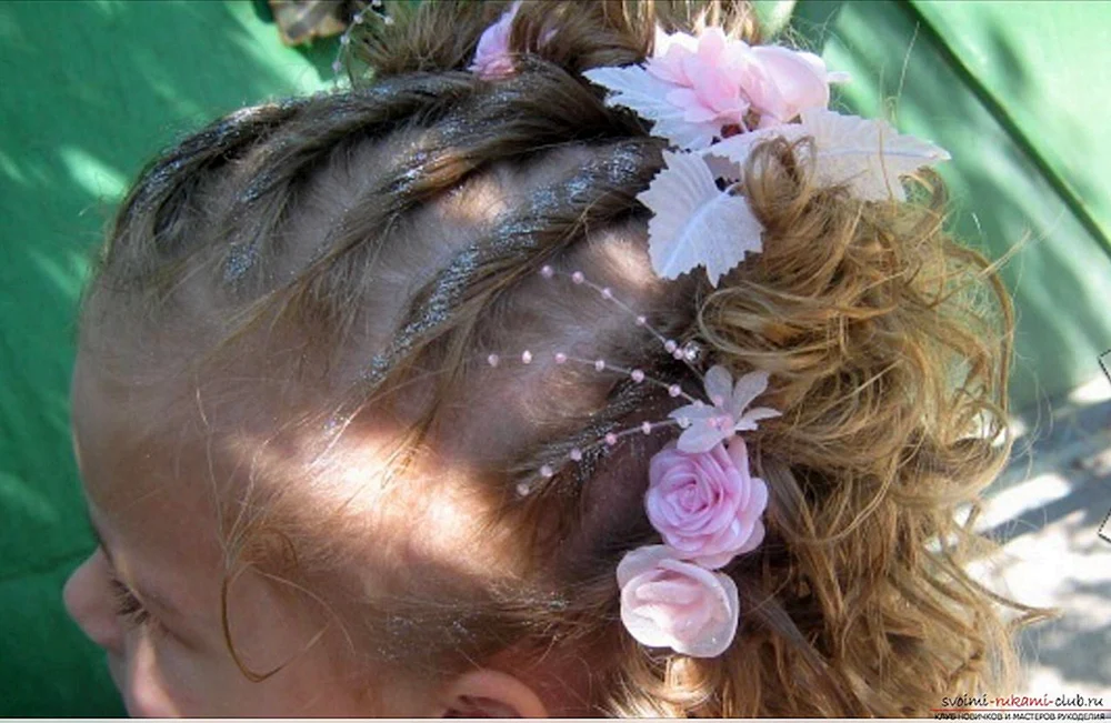 Mädchenfrisuren für Abschlussball