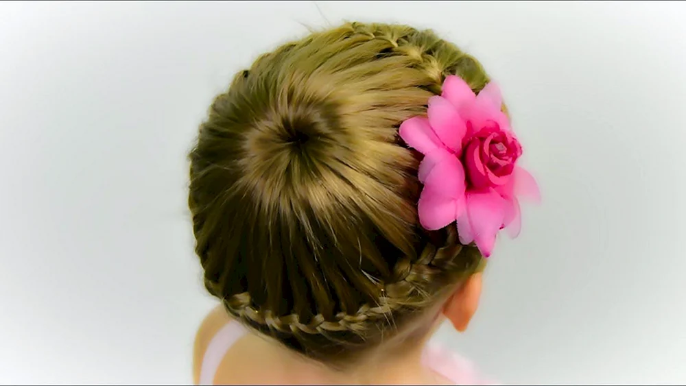 Korbfrisuren für Mädchen