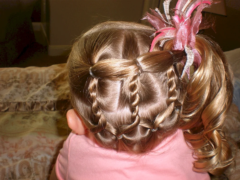 Mädchenfrisuren für Kindergartenabschluss