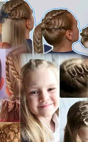 Kinderfrisuren mit Goffre