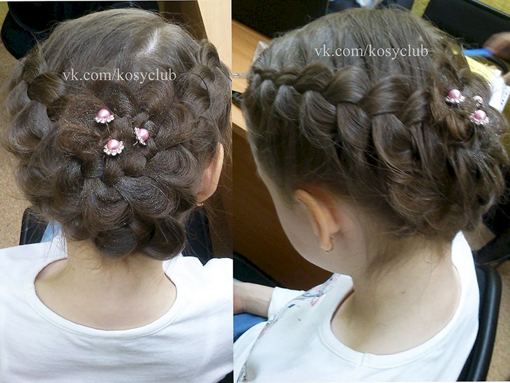 Kinderfrisuren mit Zöpfen