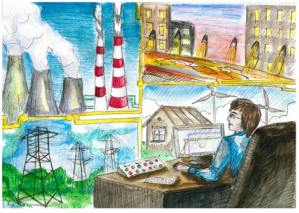 Mein Papa Energietechniker Zeichnungen