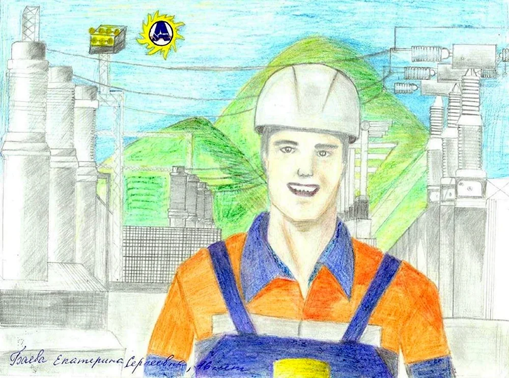 Zeichnungen von meinem Papa Energietechniker
