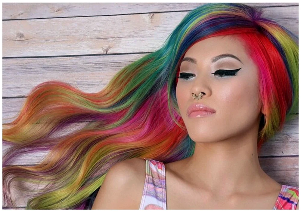 Bright hair