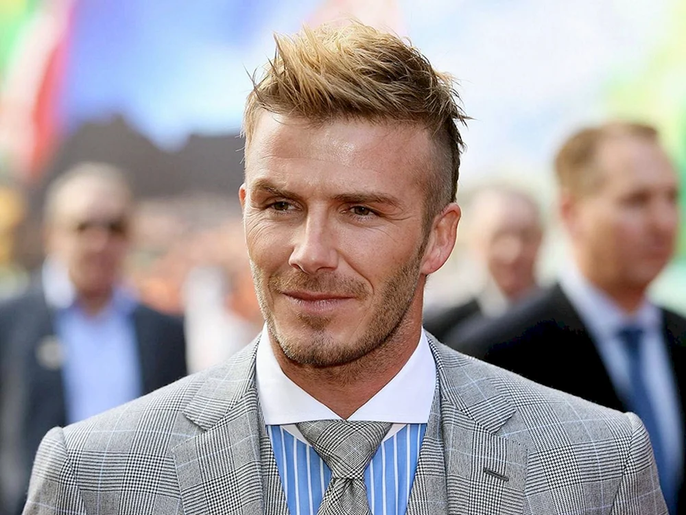 David Beckham. Undercut