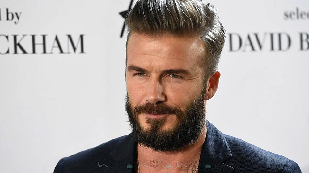 Beckham mit Pferdeschwanz
