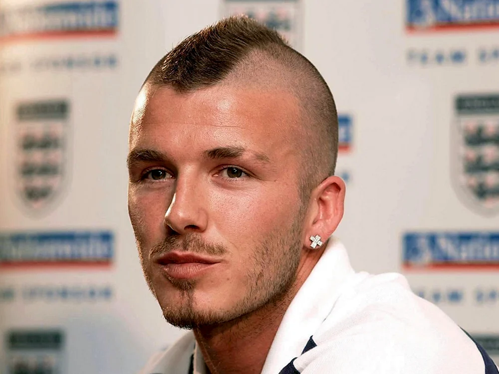 David Beckham Mohawk