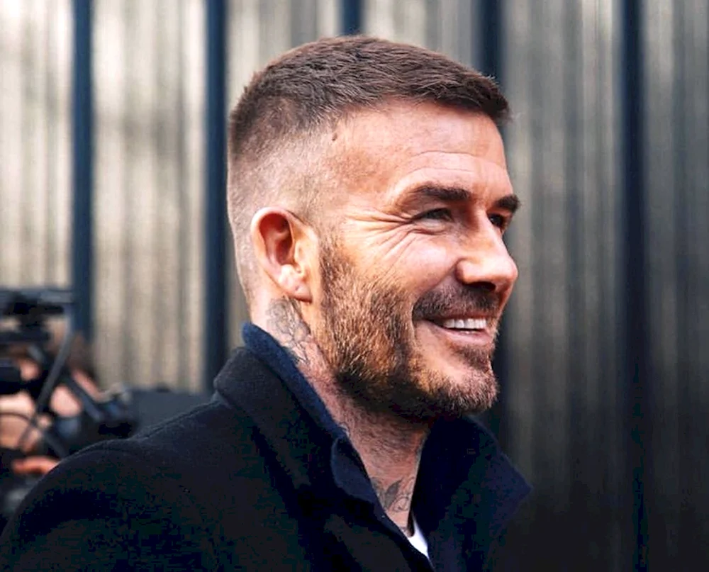 David Beckham kurzer Haarschnitt