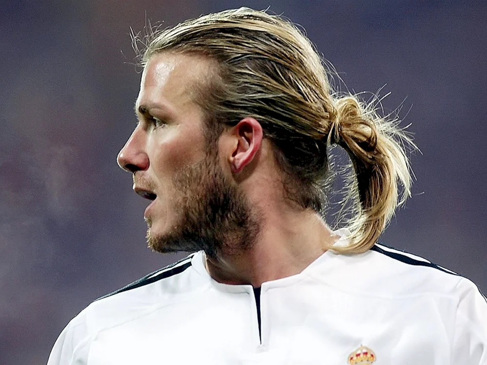 David Beckham lange Haare
