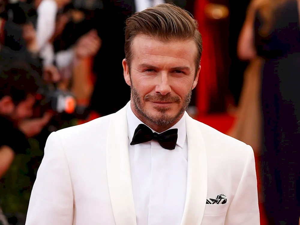 David Beckham im Smoking