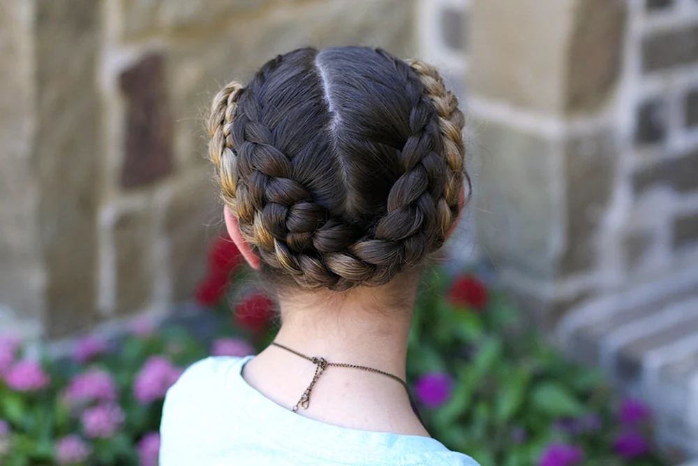 Zöpfe für mittleres Haar