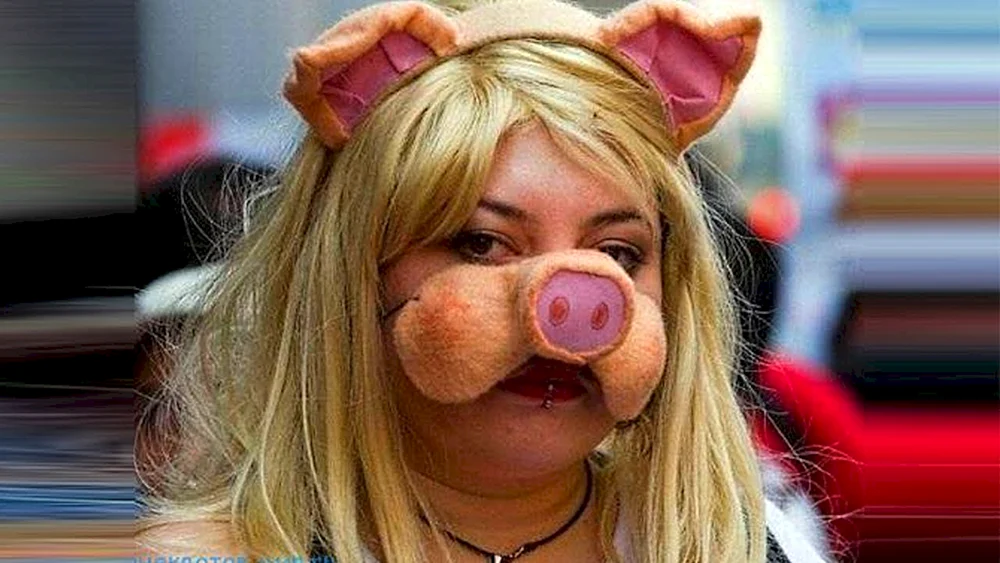 Mädchenschwein