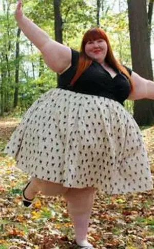 Fettes Mädchen