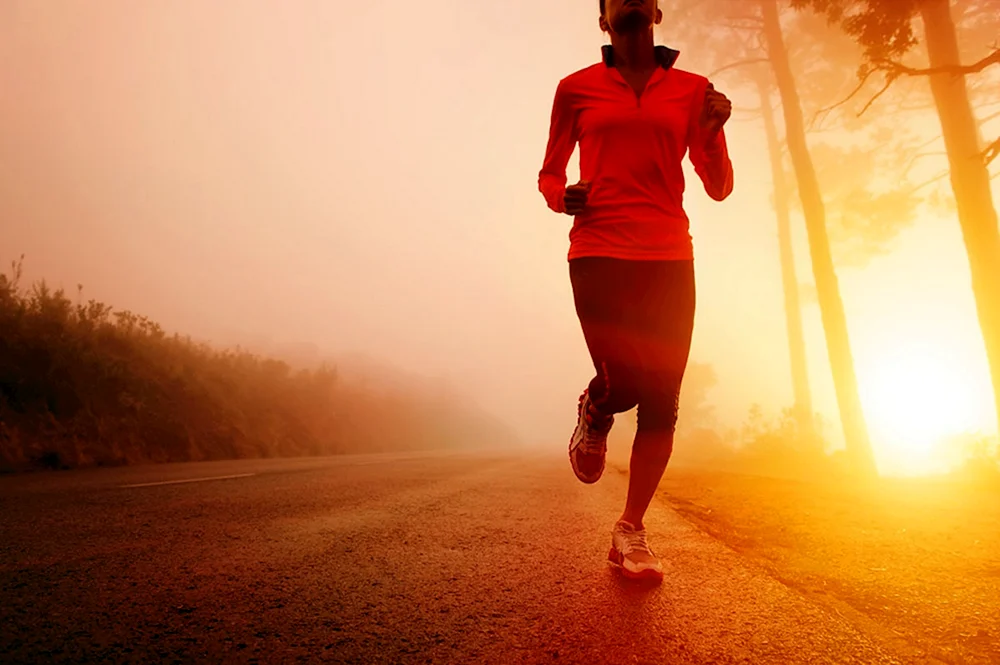 Morgens joggen