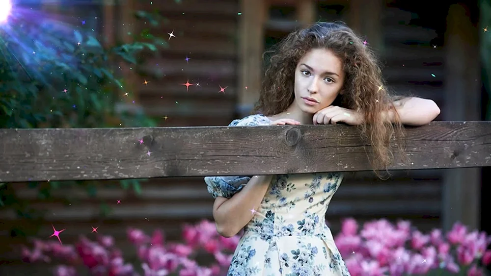 Ksyusha Egorova junges Bauernmädchen