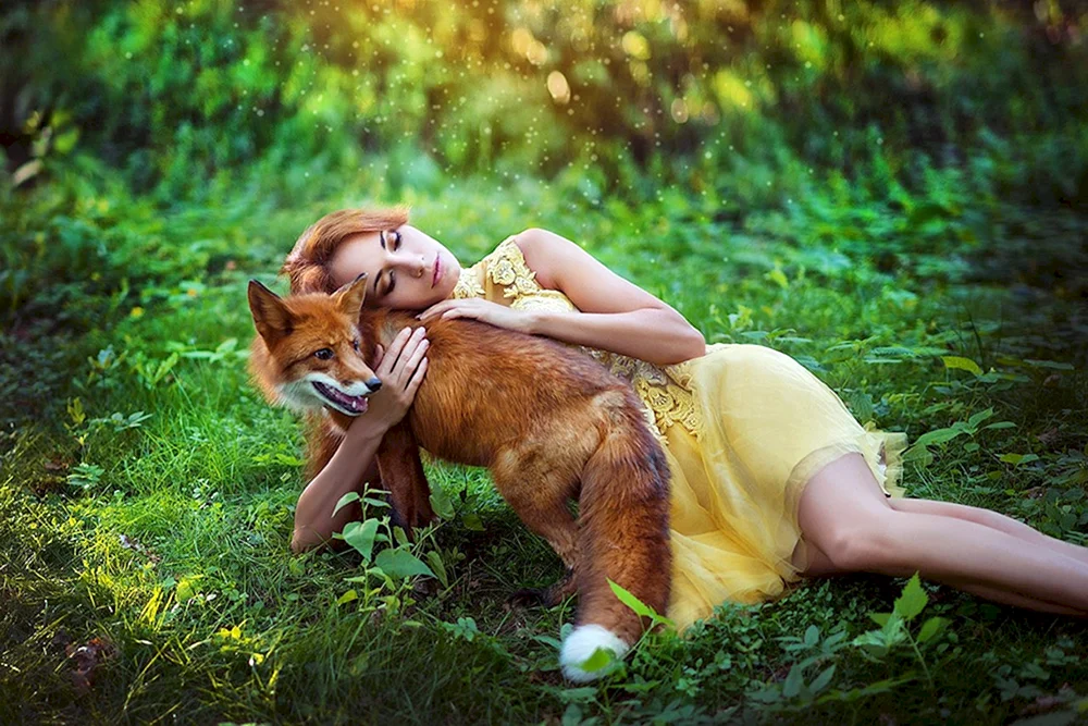 Kitsune Mädchen Inari