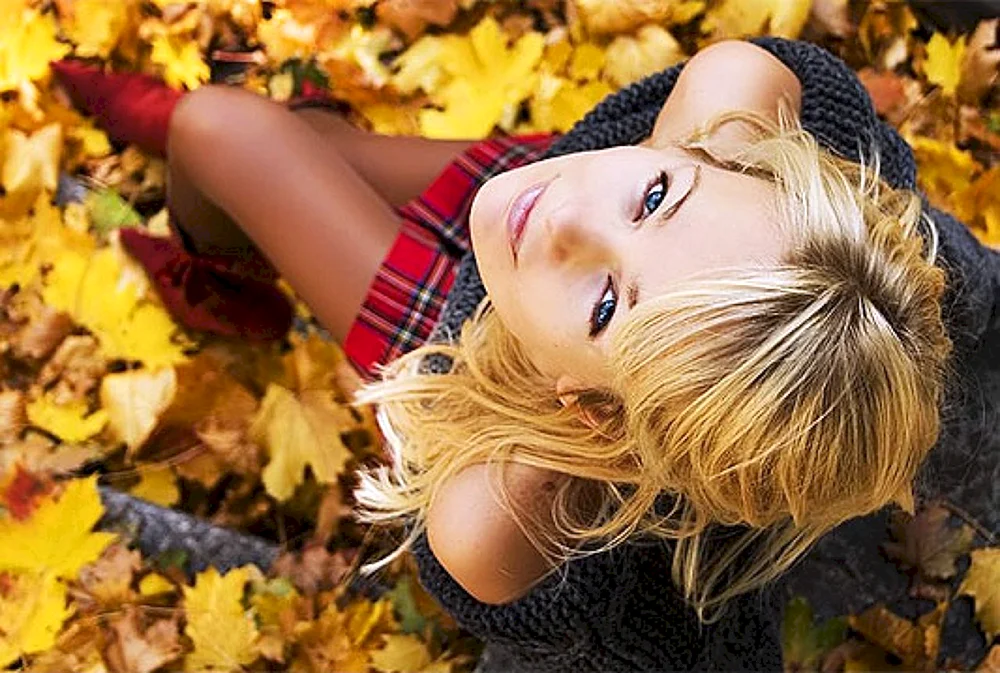 Herbst-Mädchen