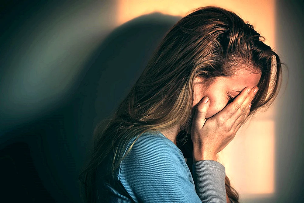 Mädchen mit Tränen in den Augen