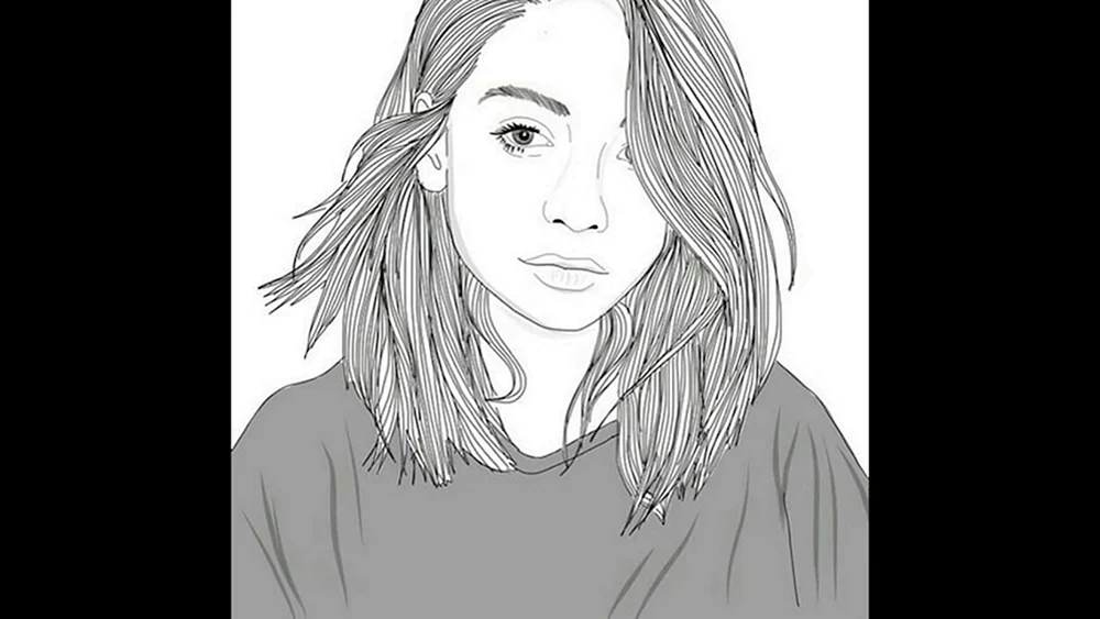 Cartoon Mädchen
