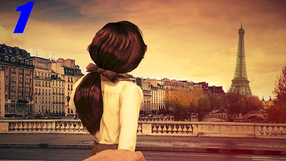 Graduierter Long Bob