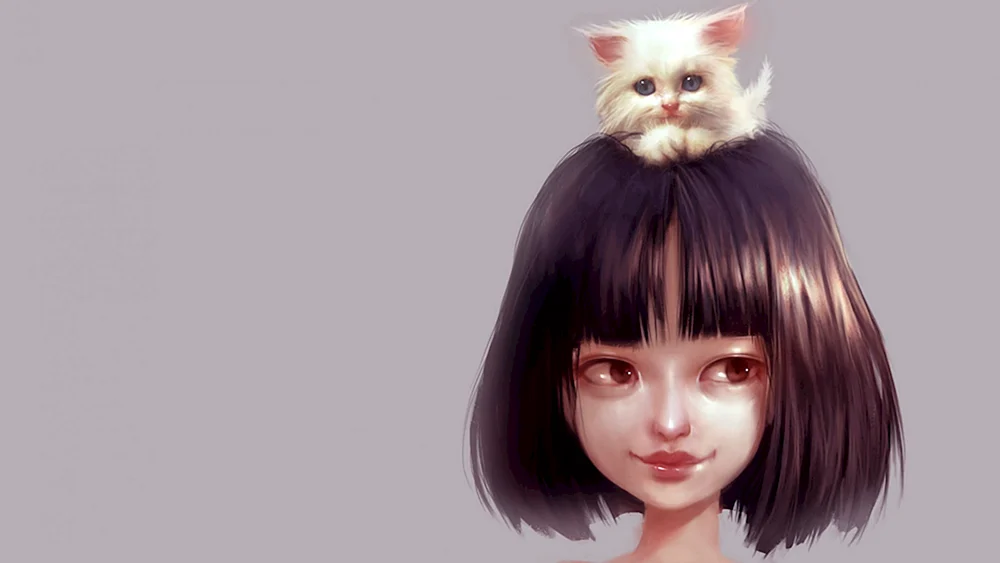 Katzen mit Frisuren