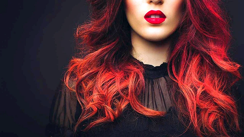 Mädchen mit rotem Haar