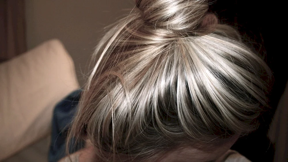 Mädchen mit schmelzendem Haar