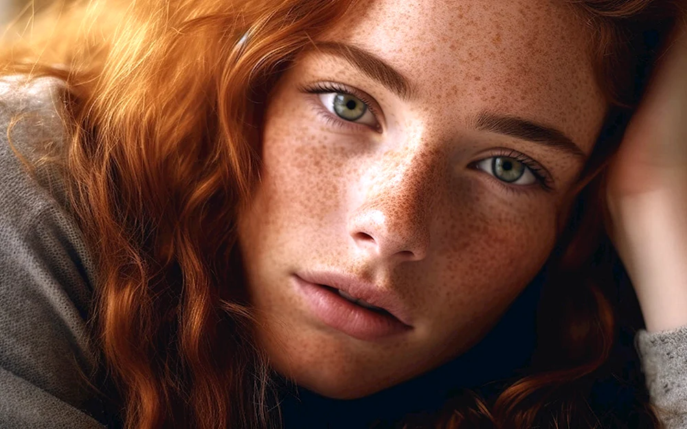 Anna Nevreva Model rothaarig