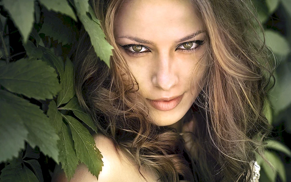 Mädchen mit biestigen Augen