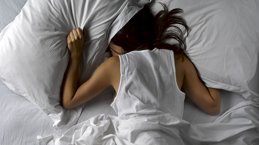 Mädchen im Bett