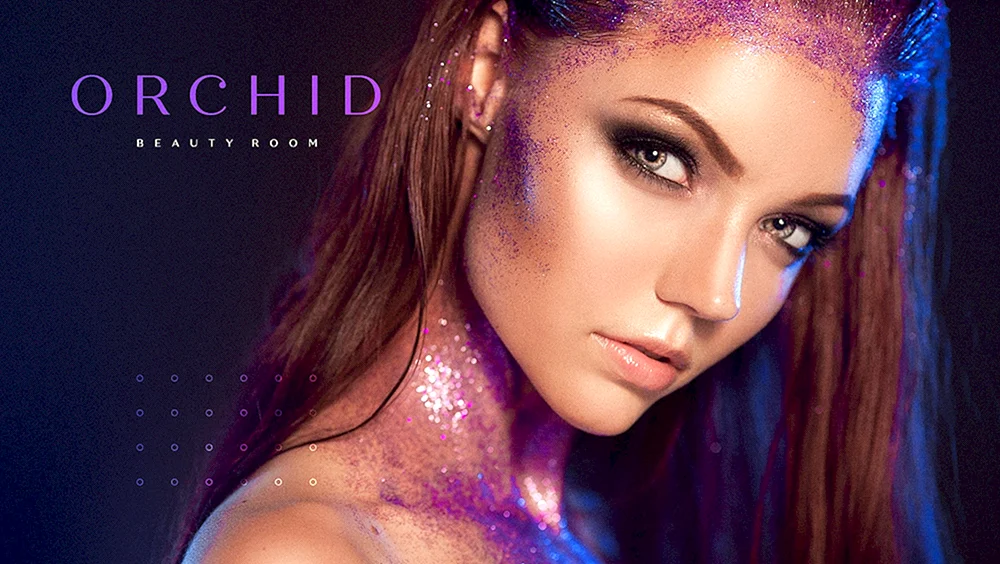 Mädchen in Glitzer