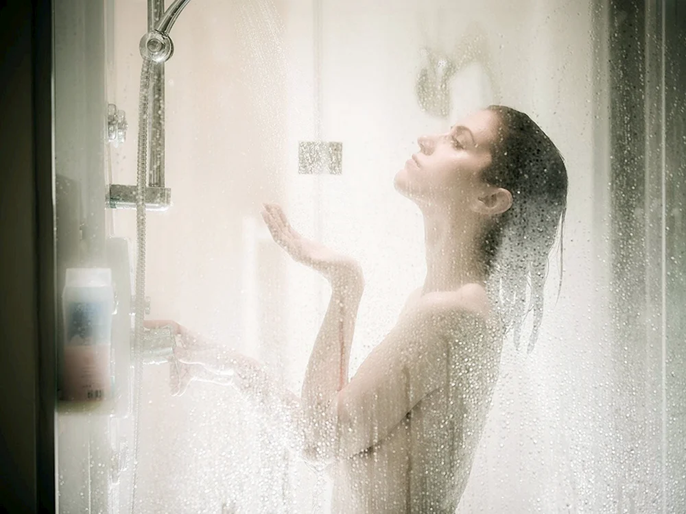 Waschen in Dusche