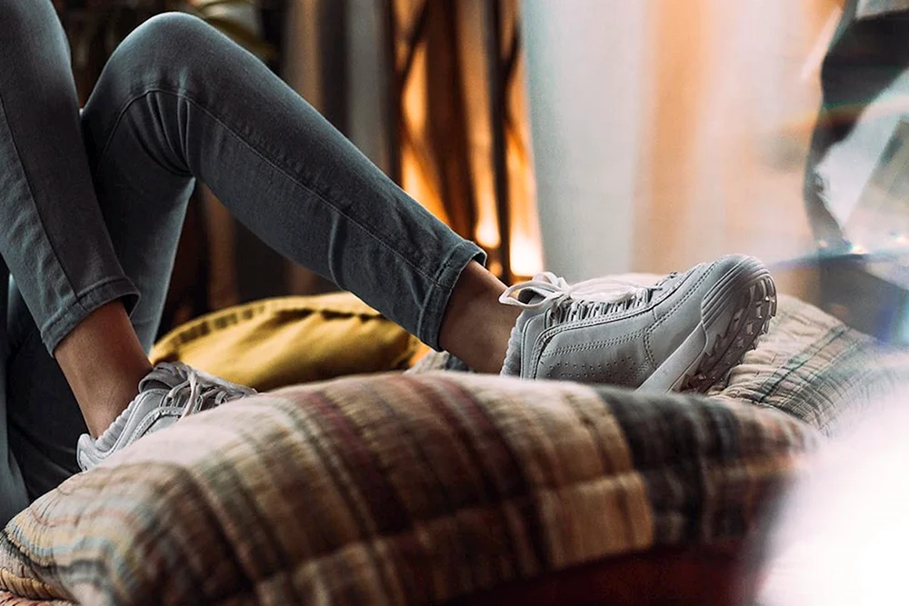 Mädchen in Jeans