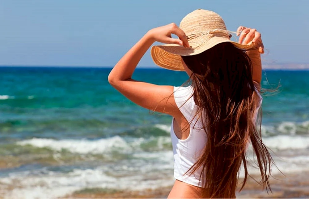 Mädchen am Meer