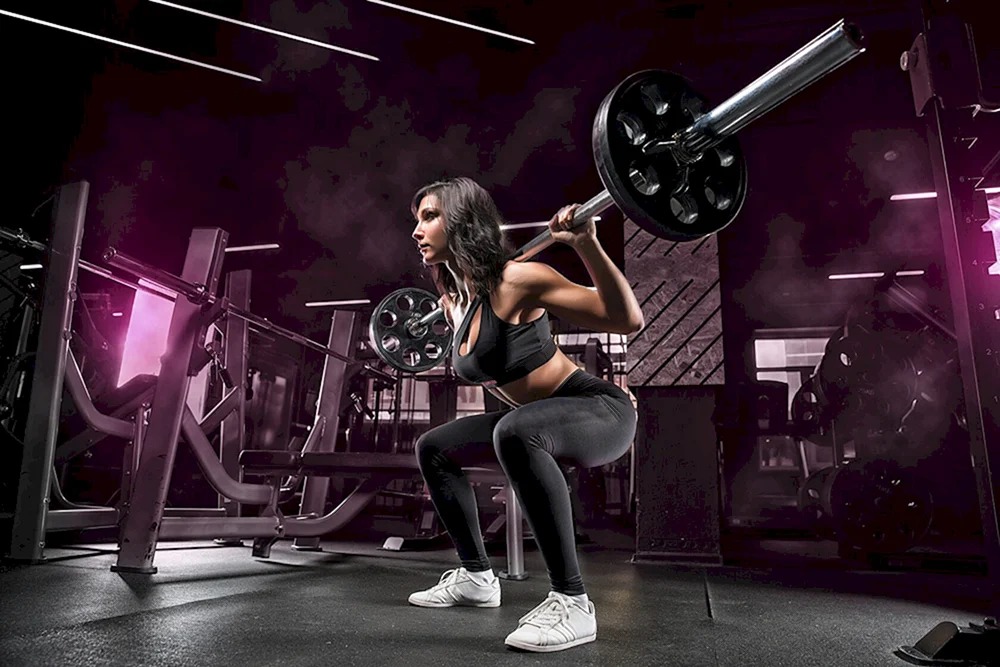 Mädchen. und Fitness