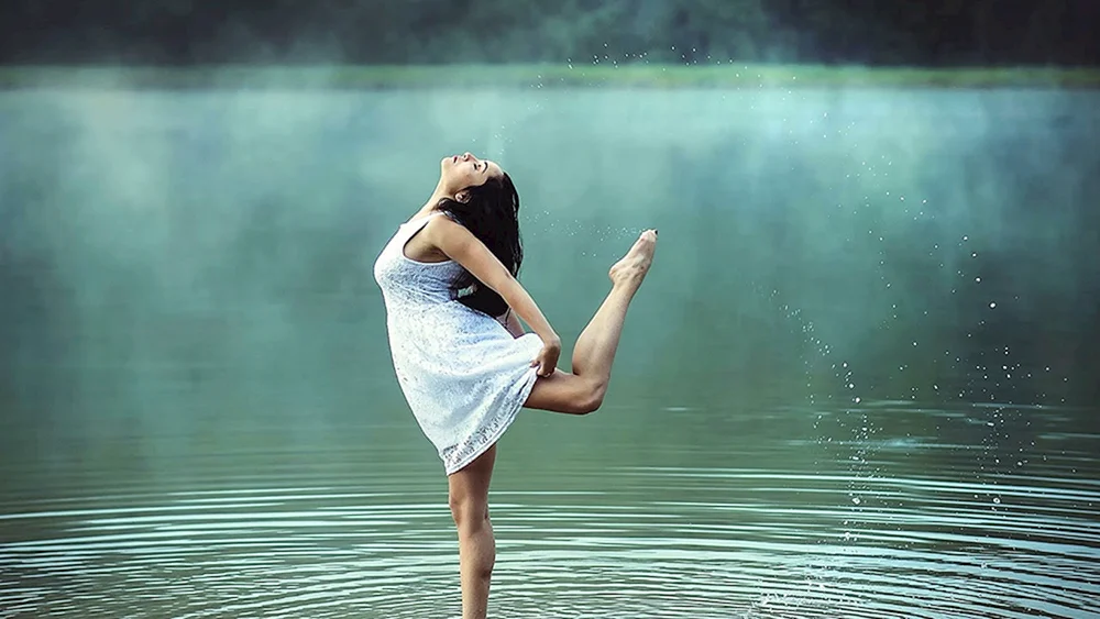 Mädchen im Wasser