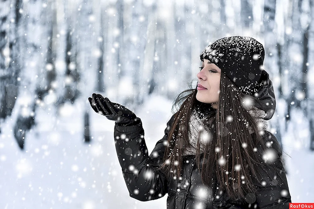 Schönster Schneefall