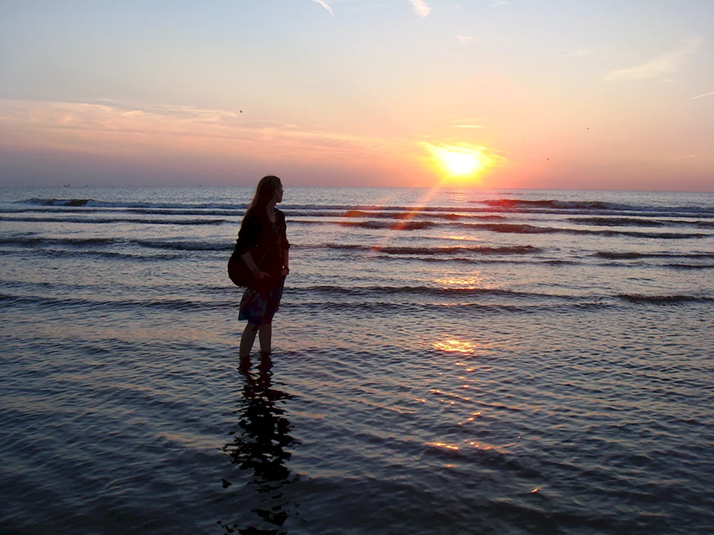 Mädchen am Meer