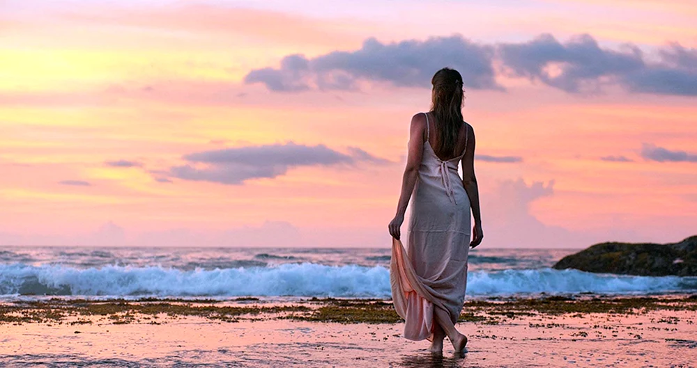 Mädchen am Meer