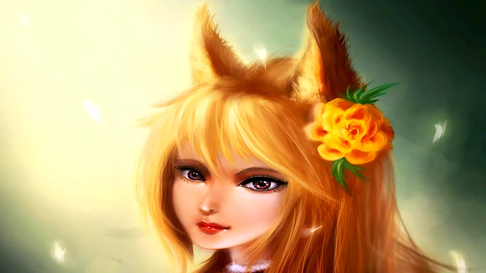 Mädchen und Fuchs