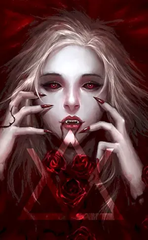 Vampirmädchen sind schön