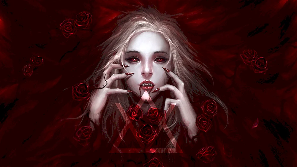 Vampirmädchen sind schön