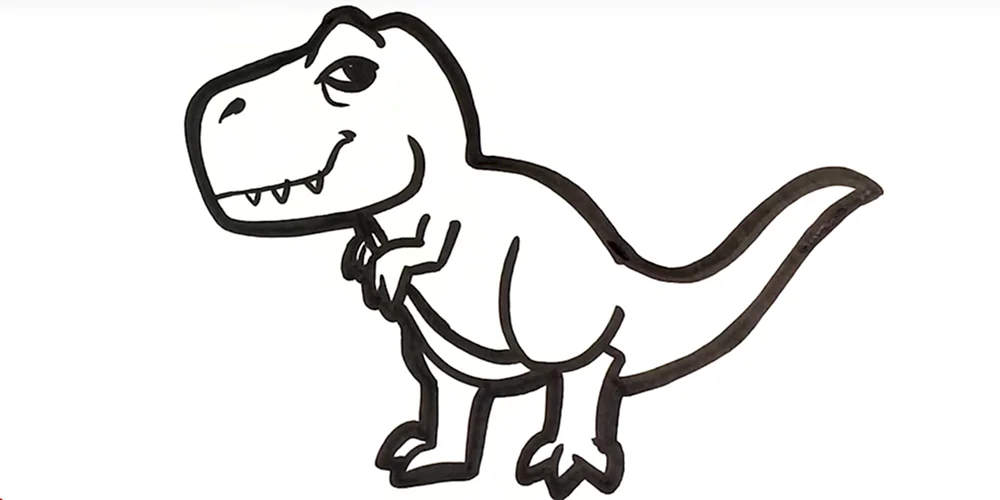 Dinosaurier Zeichnung