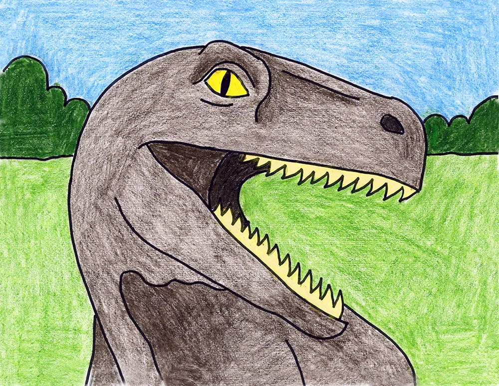Dinosaurier Zeichnung