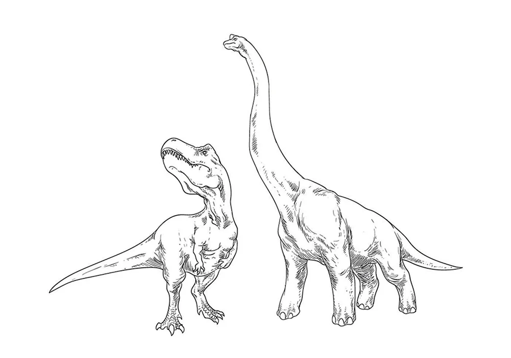 Dinosaurier Zeichnung