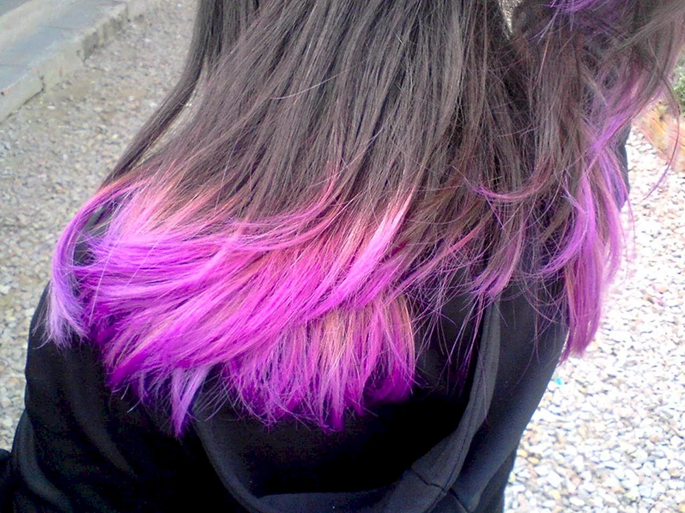 Dip Dye Haarfärbung
