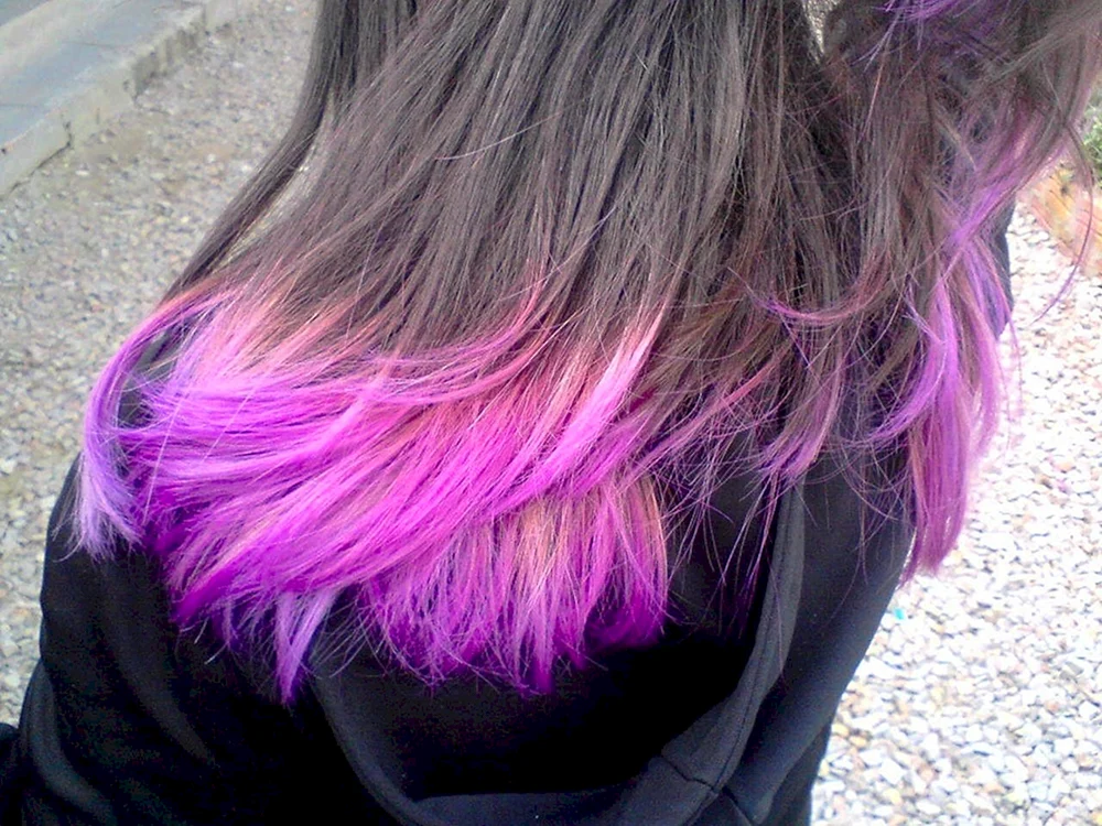 Dip Dye Haarfärbung