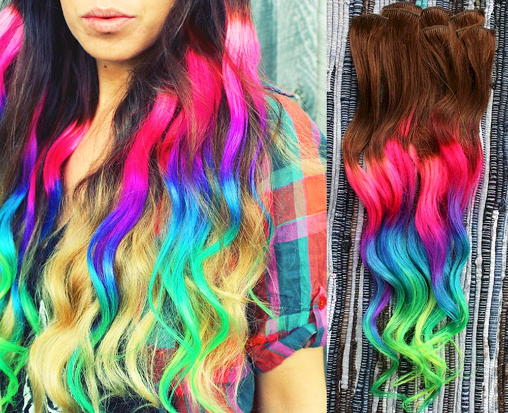 Dip Dye Haarfärbung
