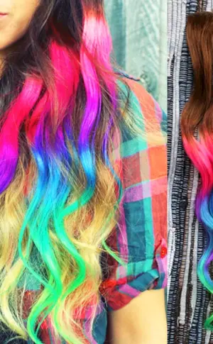 Dip Dye Haarfärbung